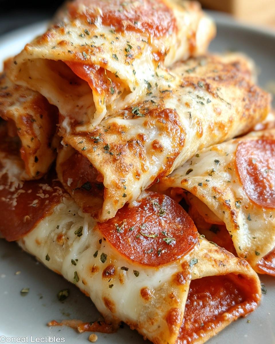 Quick Low-Calorie Pizza Rolls Hack: 3-Ingredient Snacking - Image 3
