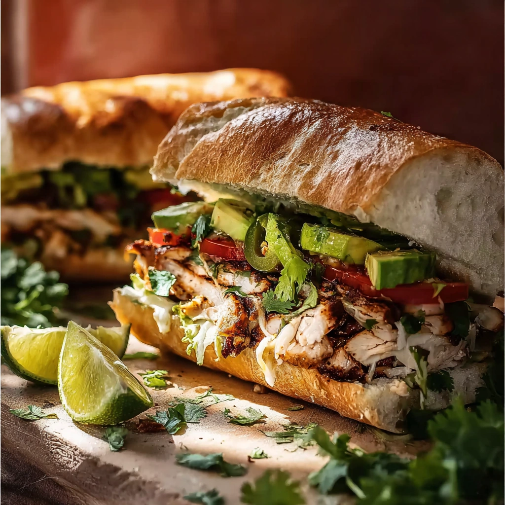 Chicken Torta Sandwich: Hearty Mexican-Inspired Meal - Image 3