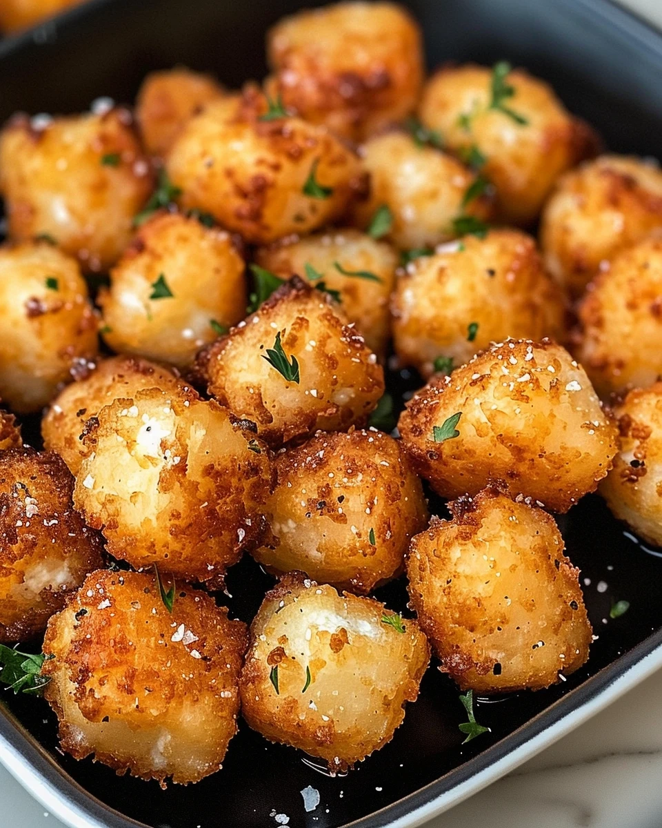 Crispy 2-Ingredient Cottage Cheese Tots: Quick & Easy - Image 1