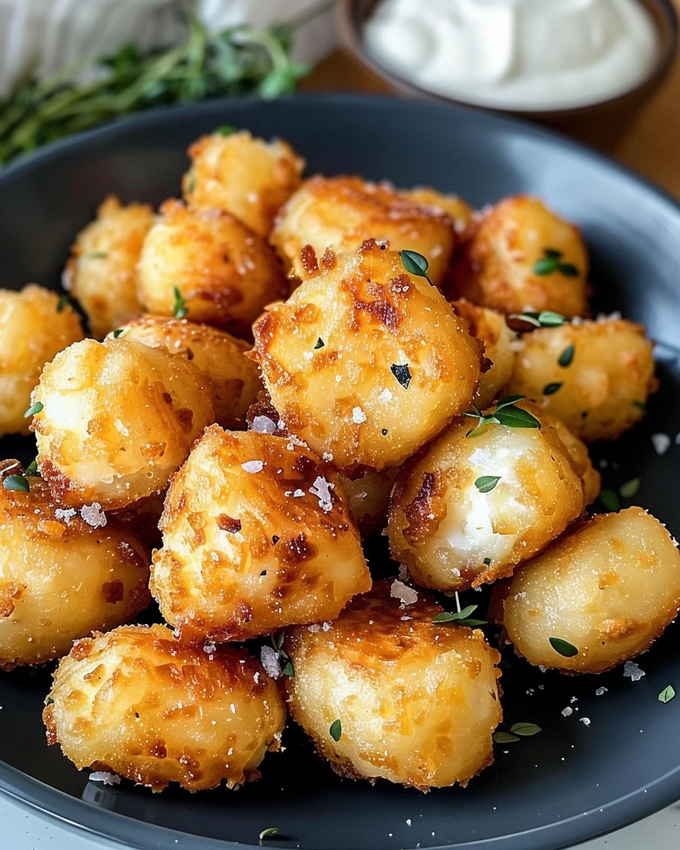 Crispy 2-Ingredient Cottage Cheese Tots: Quick & Easy - Image 2