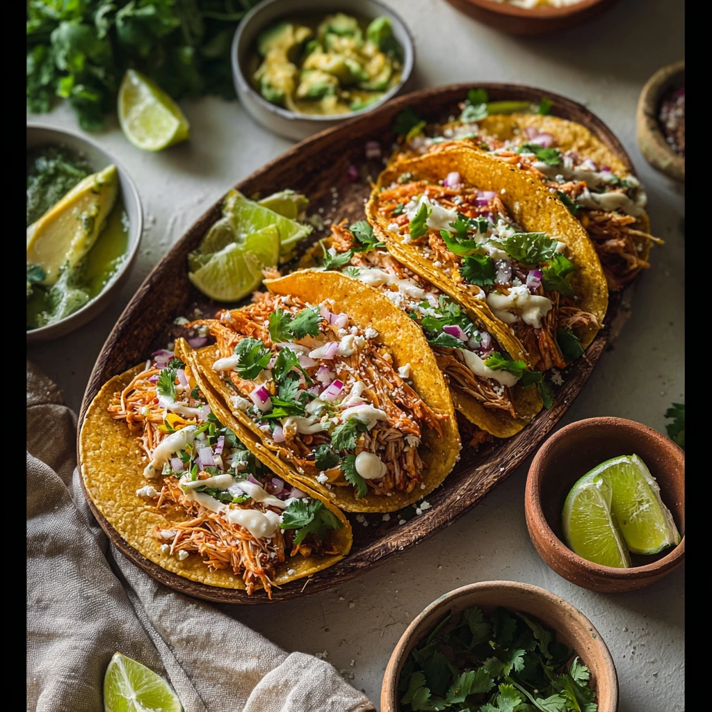 Easy Crockpot Chicken Tacos: Tender, Flavorful Meal - Image 3