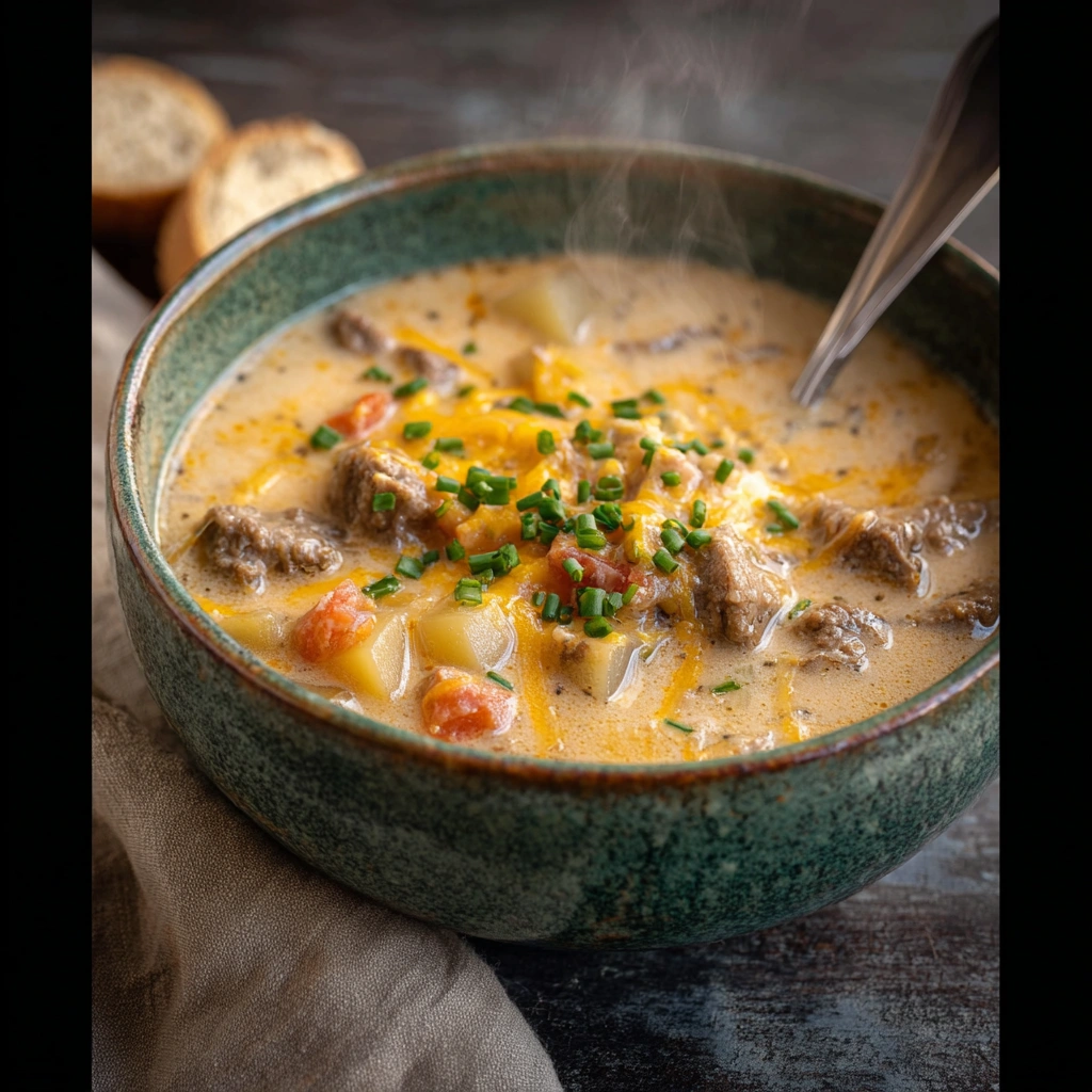 Hearty Cheesy Beef Soup: Rich & Satisfying Comfort - Image 3