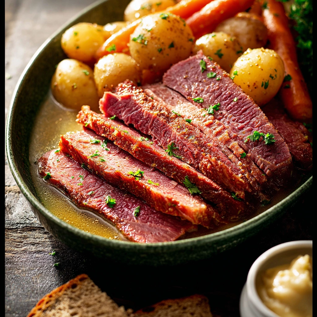 Hearty Crock Pot Corned Beef Dinner: Slow-Cooked Comfort - Image 1