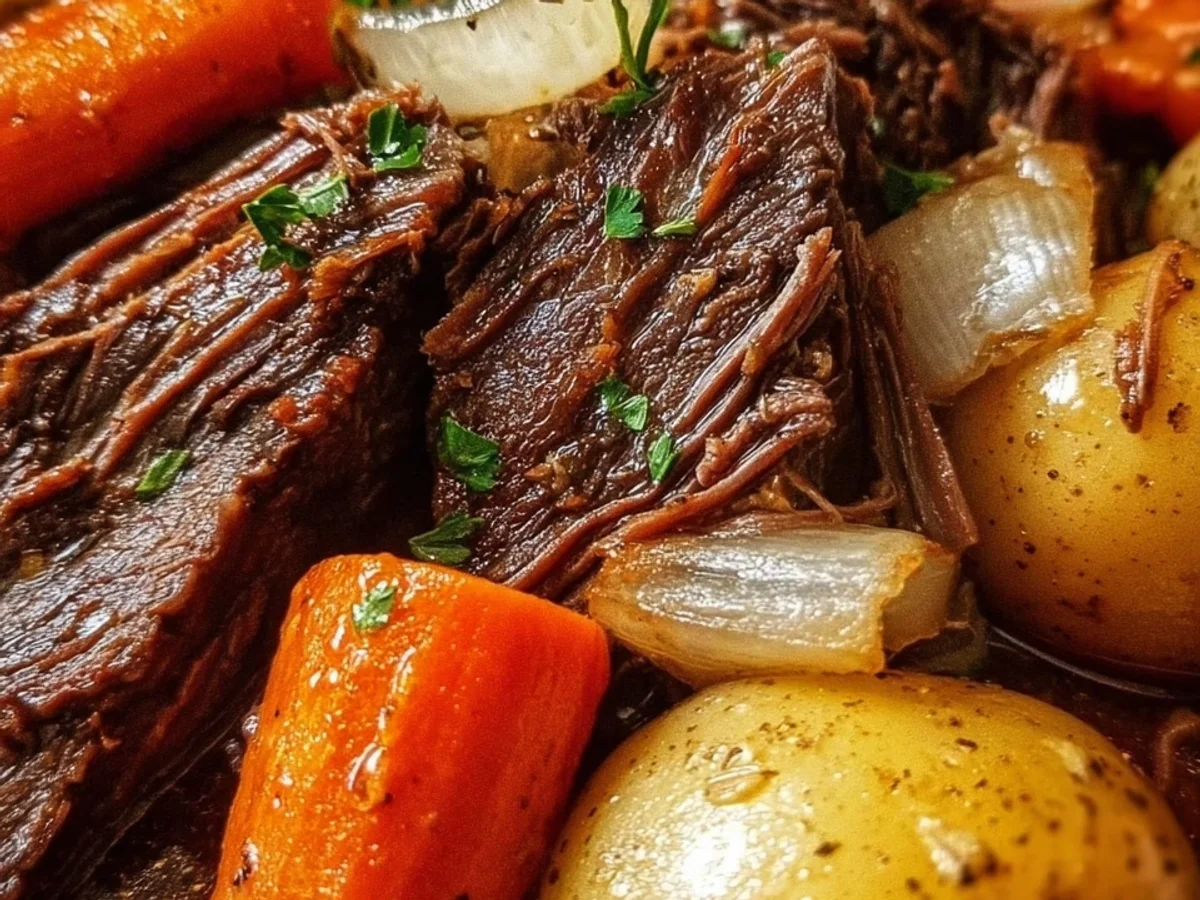 5-Star Crockpot Pot Roast: Easy Family Dinner - Image 2