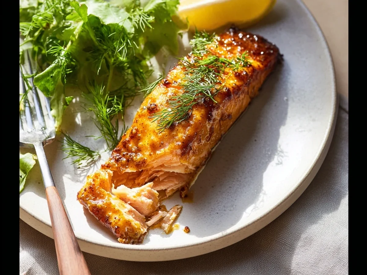 Air Fryer Honey Mustard Salmon: Fast Weeknight Flavor - Image 2