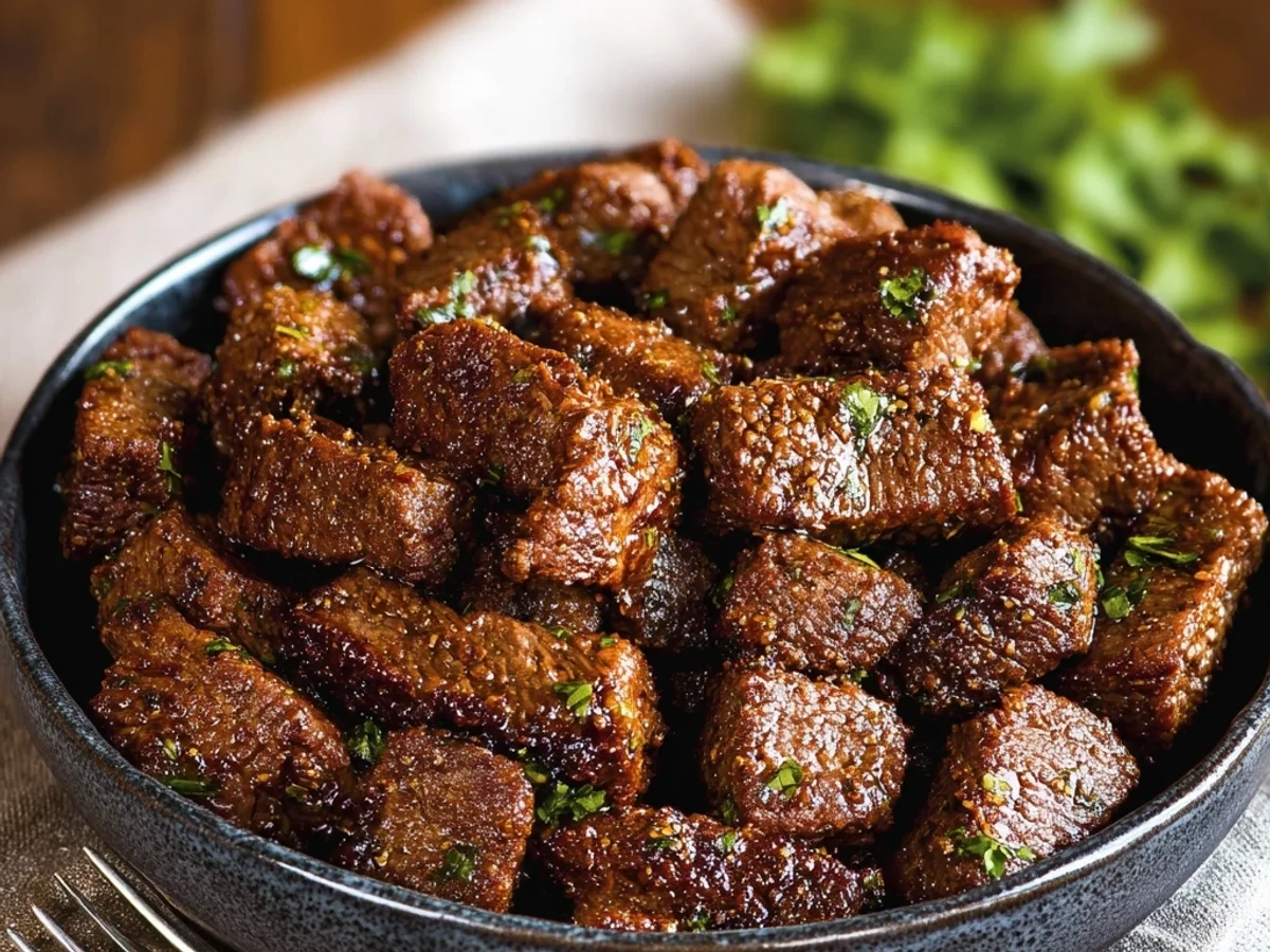 Air Fryer Juicy Steak Bites: Succulent & Speedy - Image 2