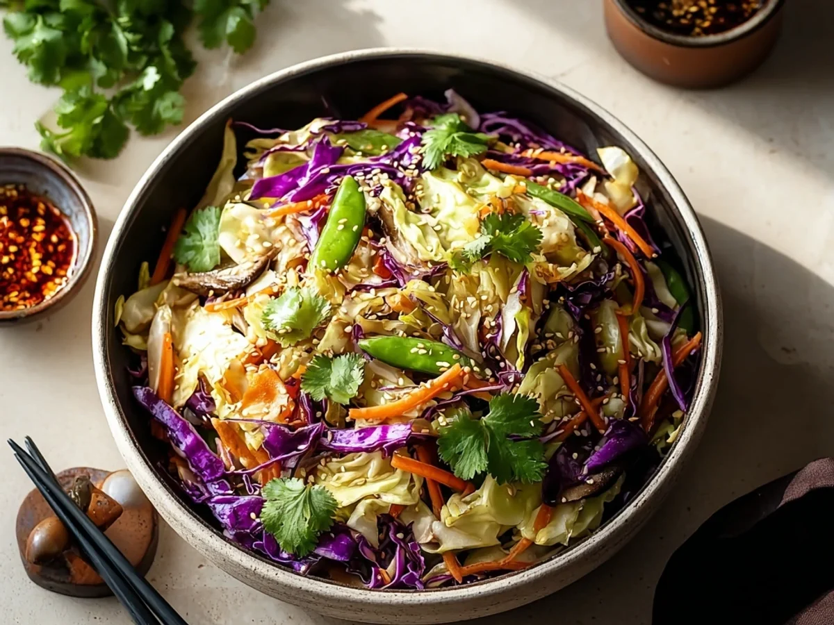 Asian Cabbage Stir Fry: Quick, Flavorful & Crisp-Tender - Image 1