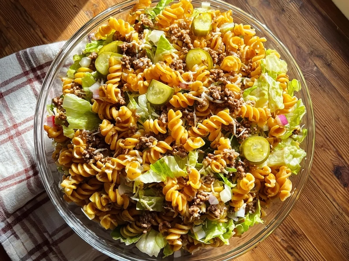 Big Mac Pasta Salad: Tangy, Creamy, and So Satisfying - Image 2