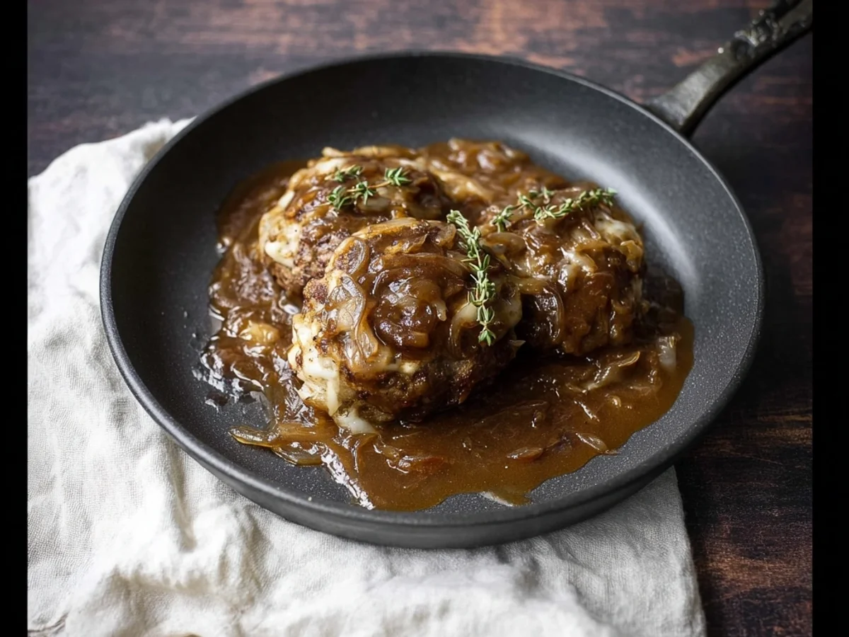 Classic French Onion Salisbury Steak: Rich, Savory Comfort - Image 2