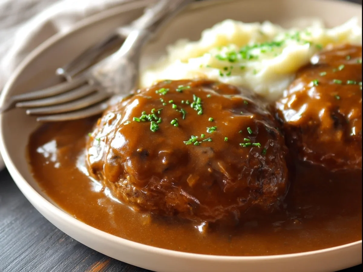 Classic Salisbury Steak Recipe with Mushroom Gravy - Image 2