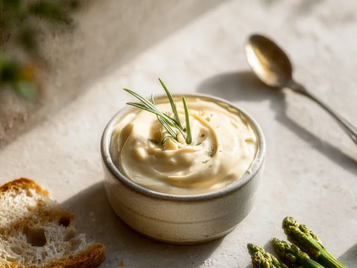 Creamy 3 Ingredient Roasted Garlic Aioli - Image 1