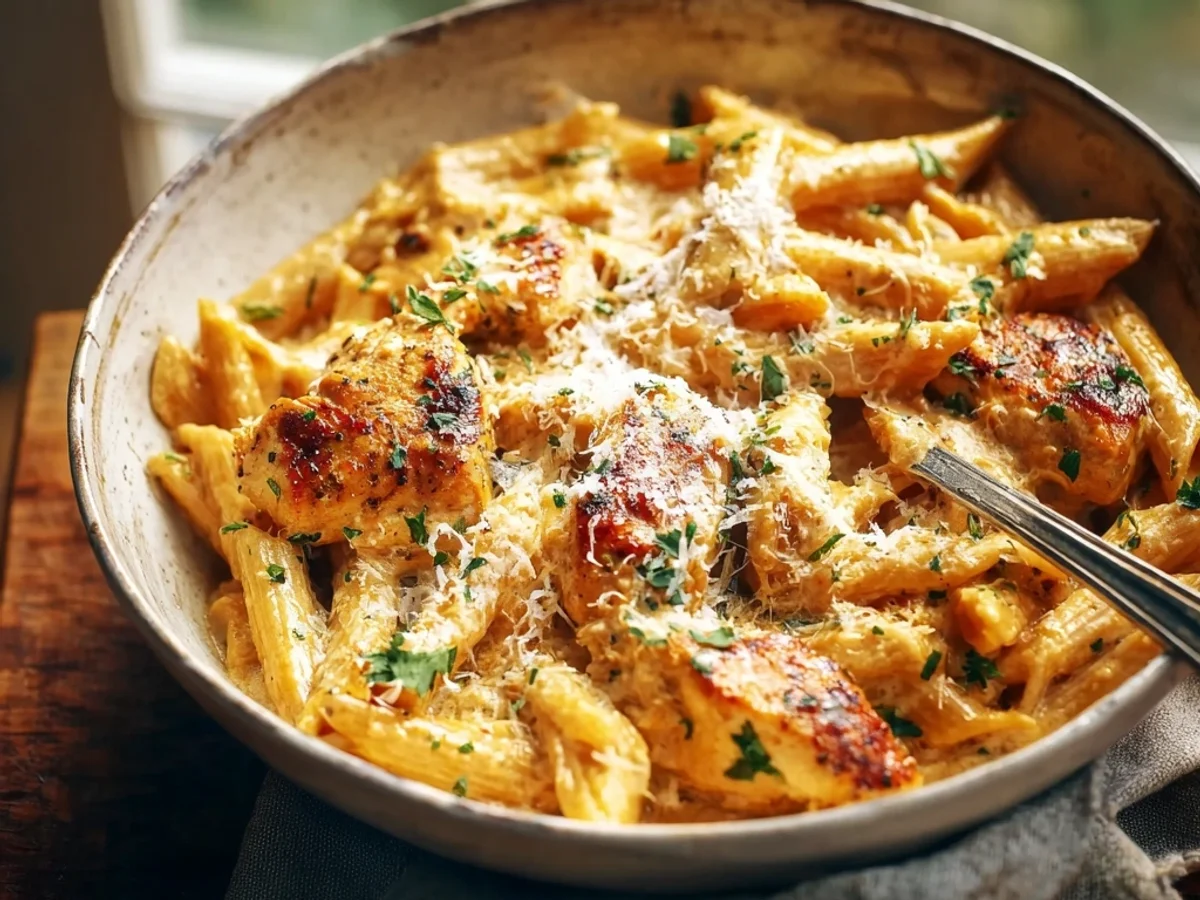 Creamy Chicken Penne: My Weeknight Comfort Dish - Image 1