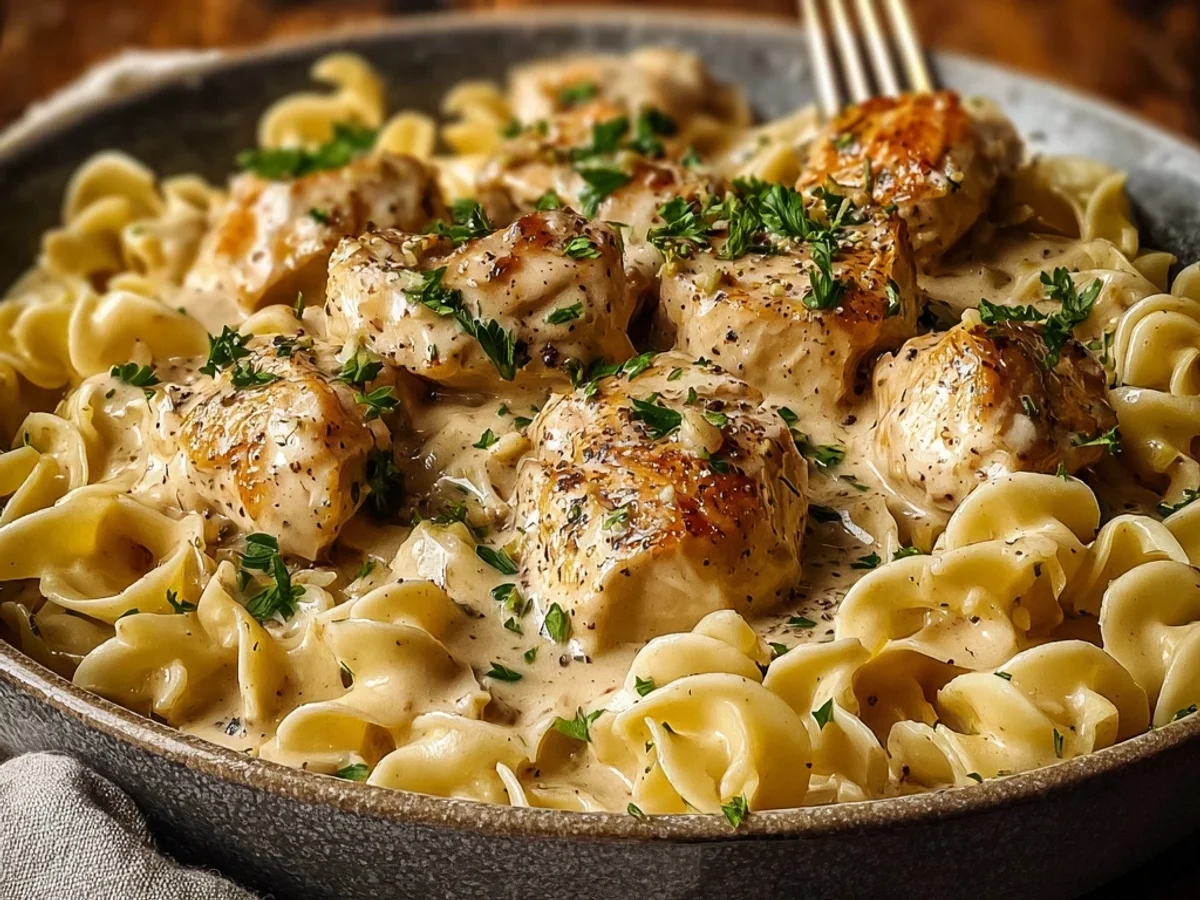 Creamy Garlic Butter Chicken with Tender Noodles - Image 2
