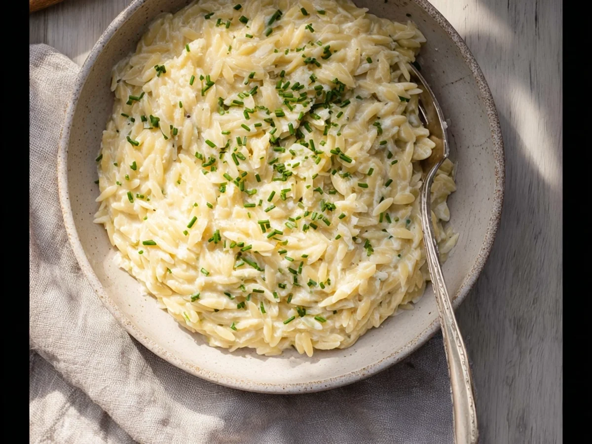 Creamy Garlic Parmesan Orzo: Simple & Satisfying Dinner - Image 2