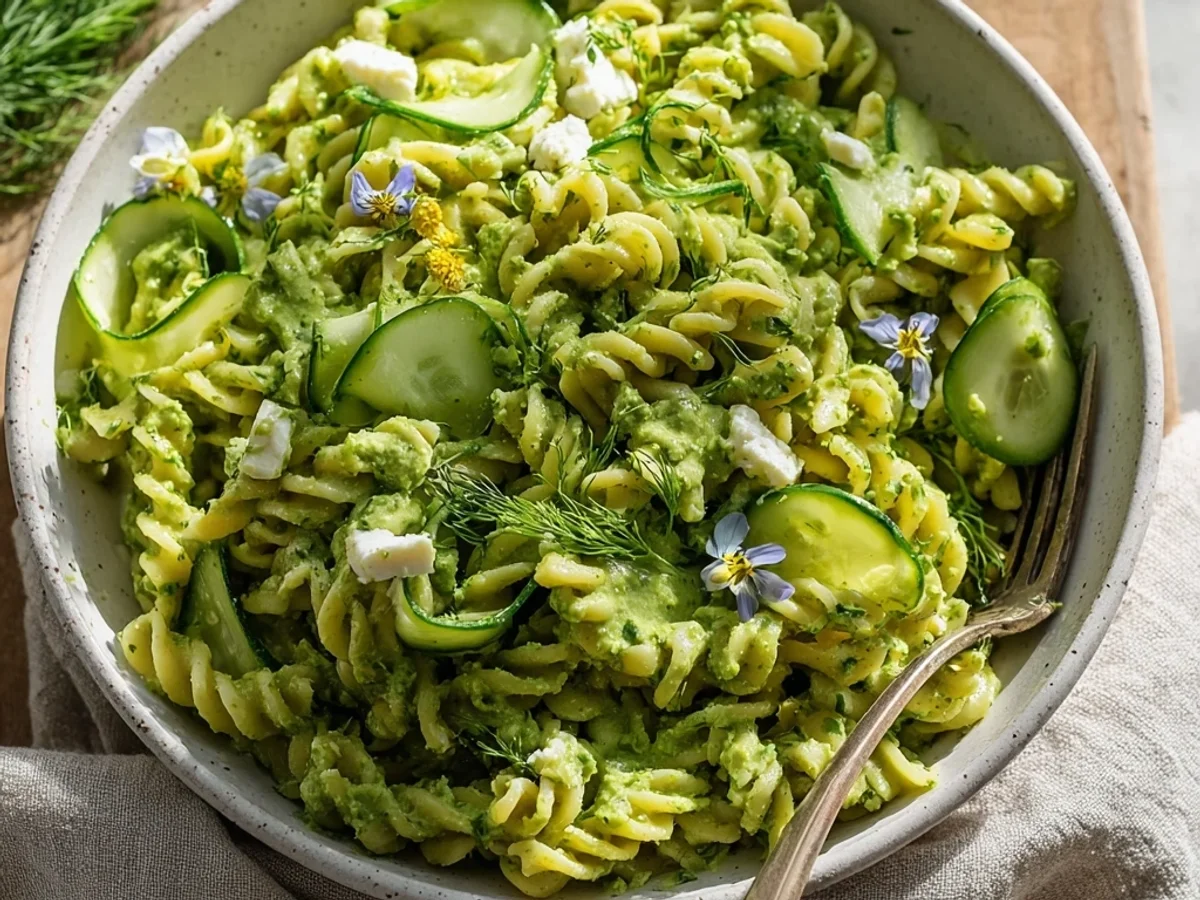Creamy Green Goddess Pasta Salad: Easy Recipe - Image 1