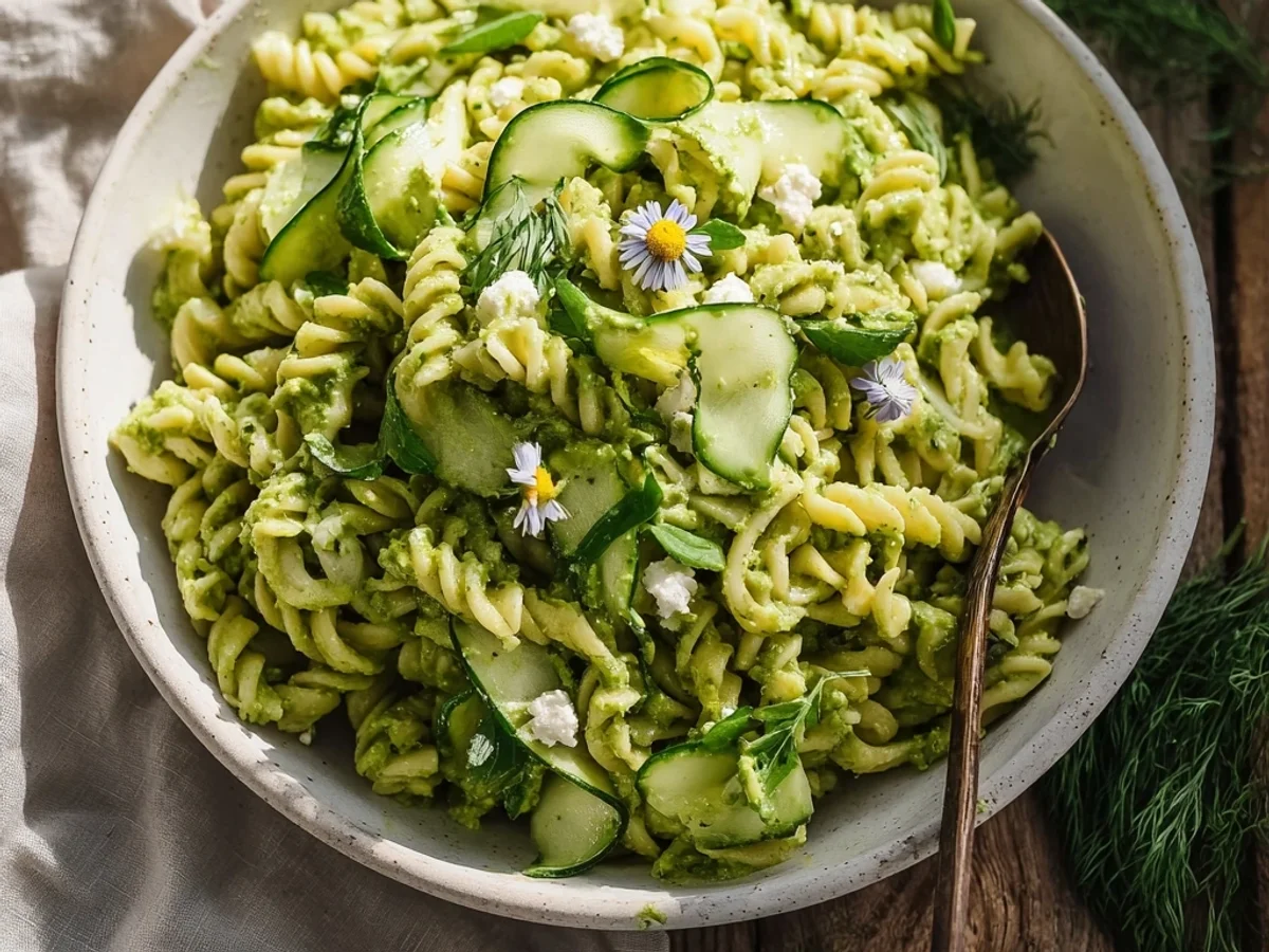 Creamy Green Goddess Pasta Salad: Easy Recipe - Image 2