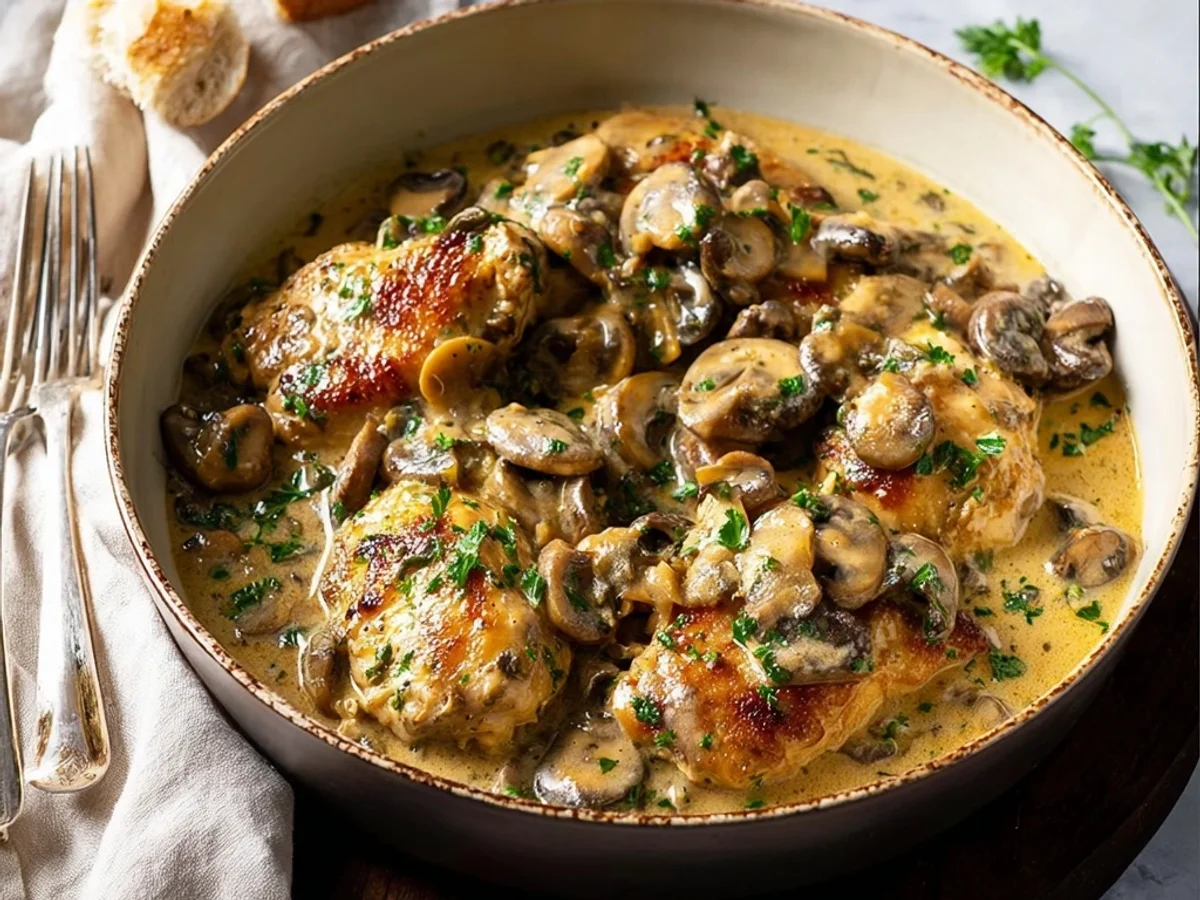 Creamy Mushroom Chicken: A Quick Weeknight Meal - Image 2
