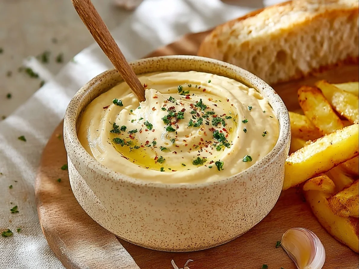 Creamy Roasted Garlic Aioli Sauce: A Homemade Delight - Image 1