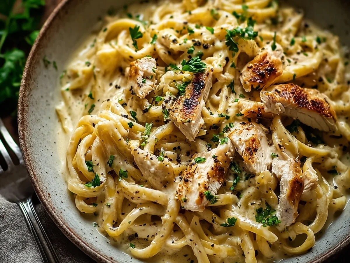 Creamy Rotisserie Chicken Pasta: Easy Weeknight Dinner - Image 1
