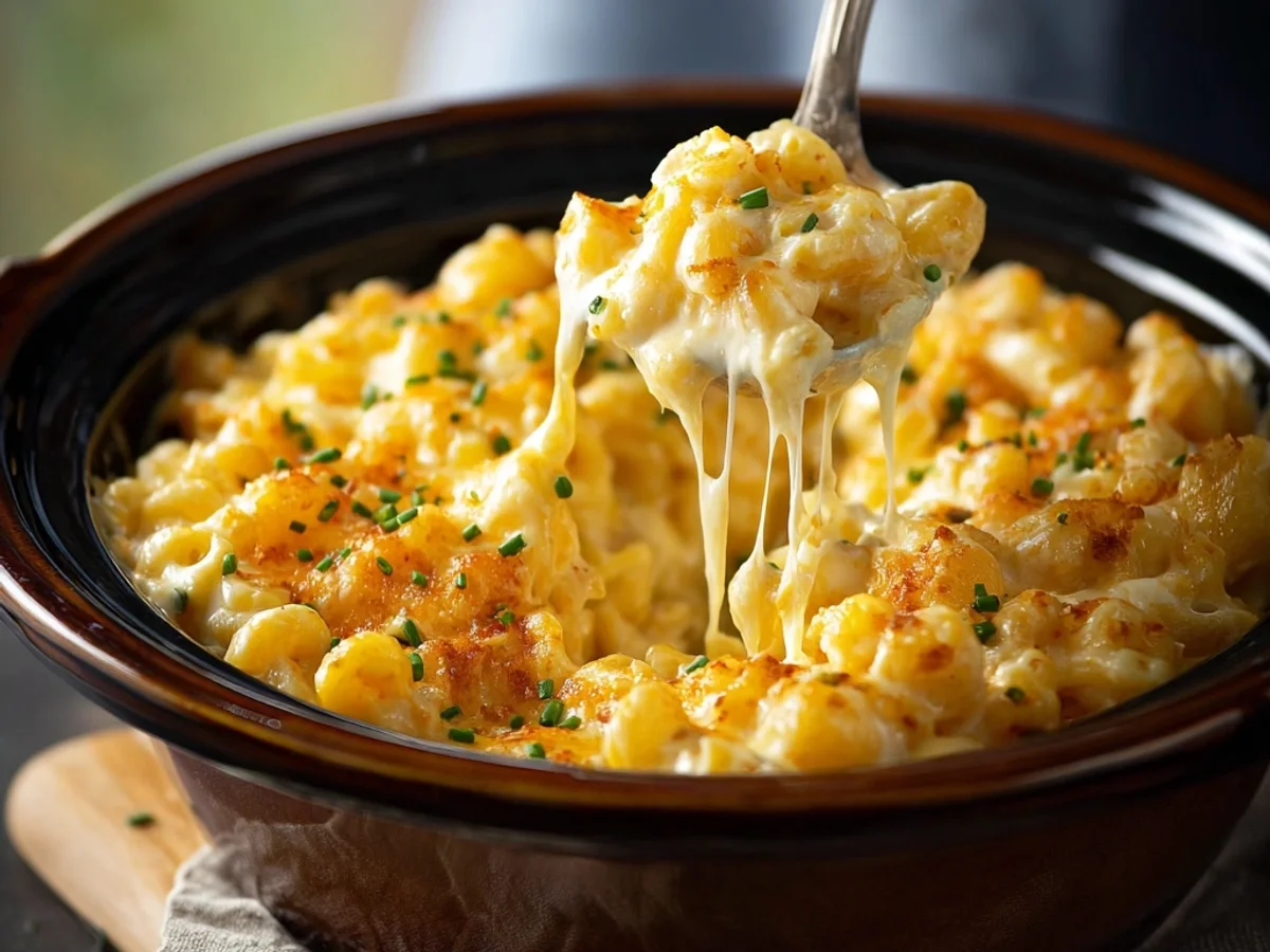 Creamy Slow Cooker Mac and Cheese: Easy Weeknight Comfort - Image 1