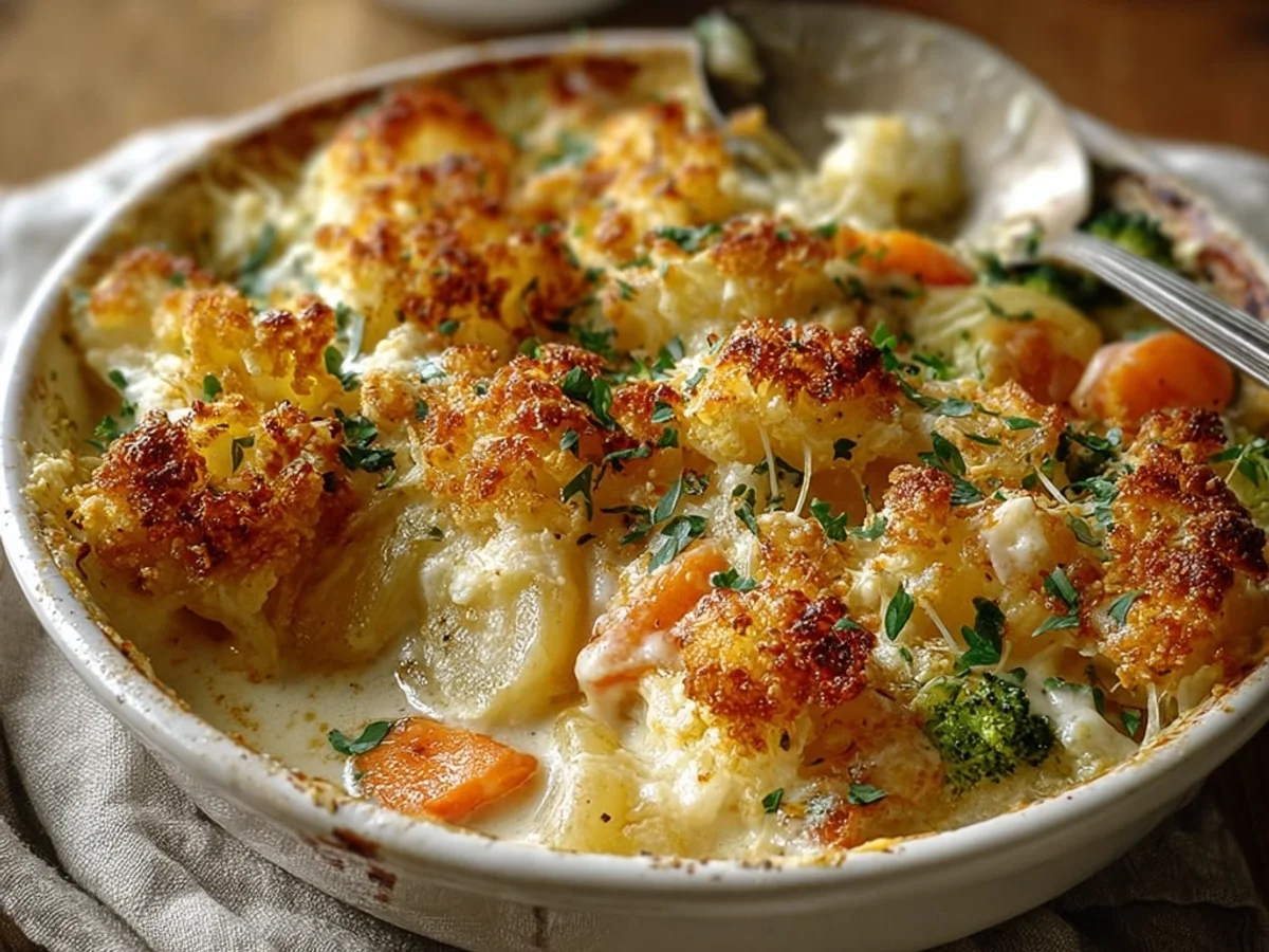 Creamy Winter Vegetable Bake: A Simple Comfort Meal - Image 2