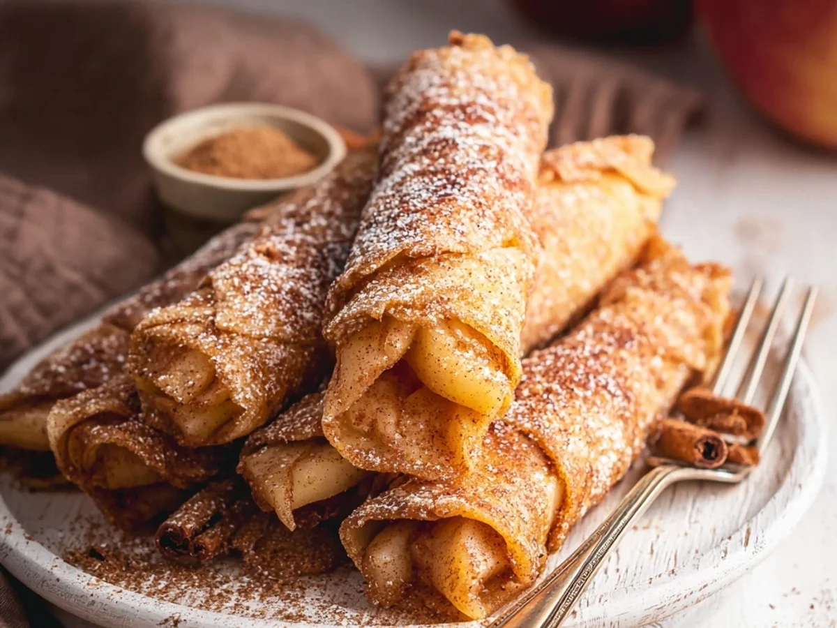 Crispy Air Fryer Apple Pie Taquitos for a Quick Treat - Image 1