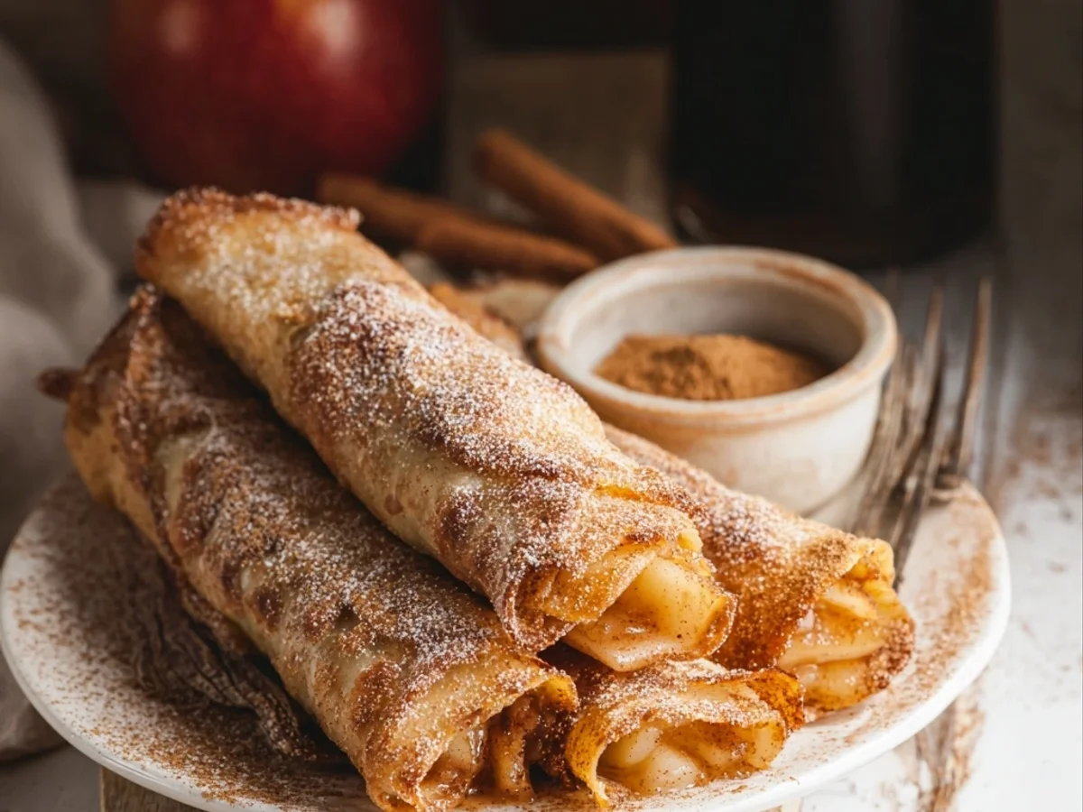 Crispy Air Fryer Apple Pie Taquitos for a Quick Treat - Image 2