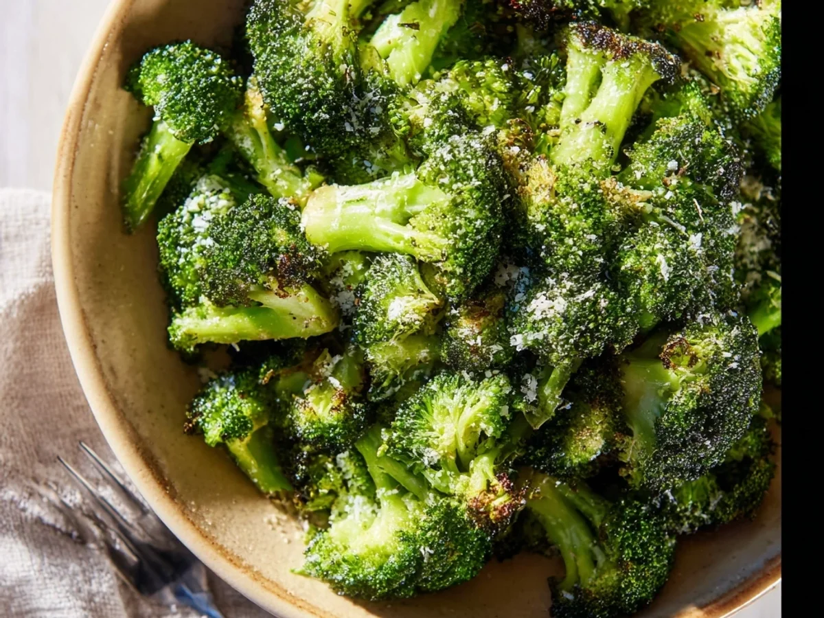 Crispy Air Fryer Broccoli with Zesty Lemon Twist - Image 1