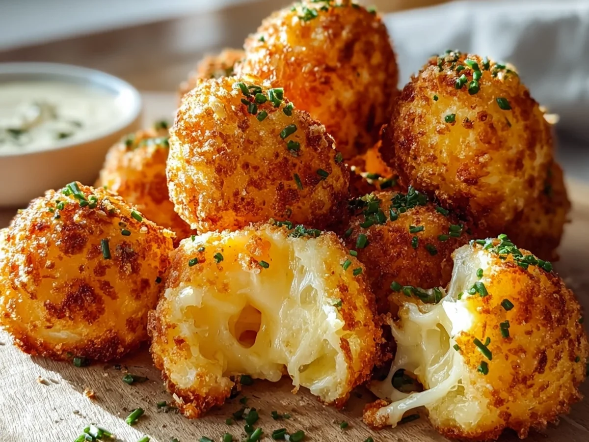 Crispy Air Fryer Cheesy Mashed Potato Balls Recipe - Image 2