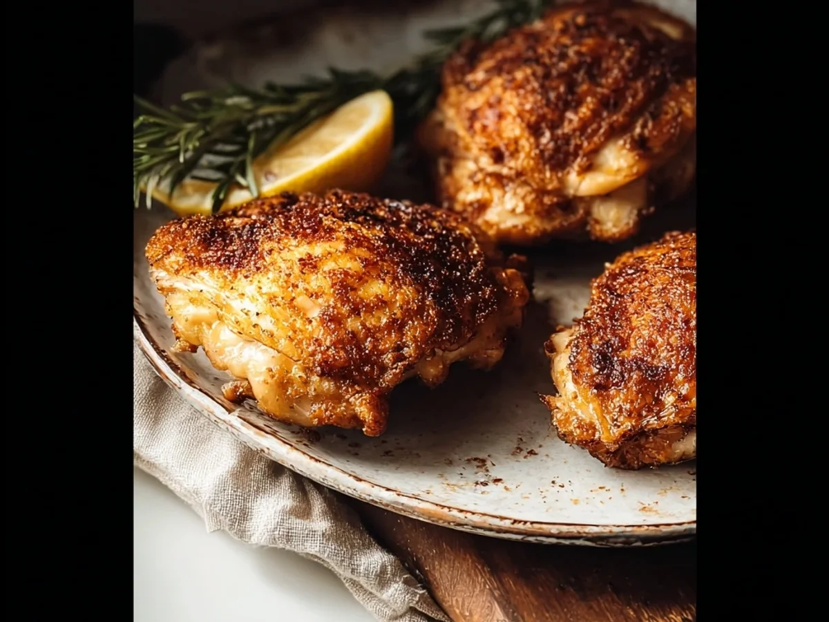 Crispy Air Fryer Chicken Thighs: A Weeknight Favorite - Image 1