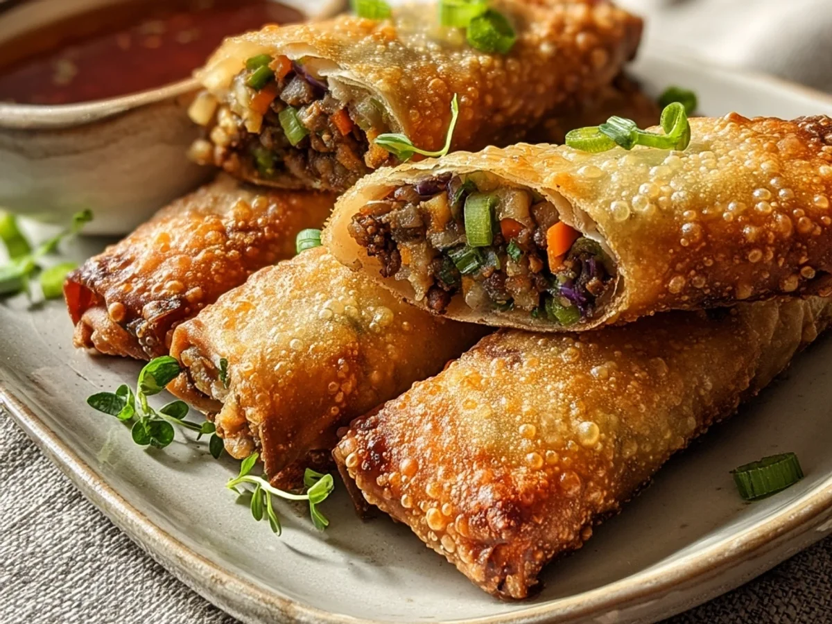 Crispy Air Fryer Egg Rolls: Quick Snack Happiness - Image 1