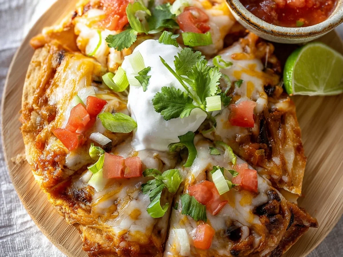 Crispy Air Fryer Mexican Pizza: Speedy Weeknight Crunch - Image 1