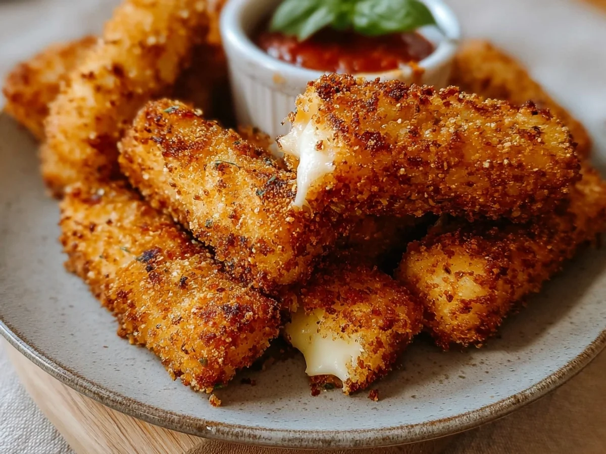 Crispy Air Fryer Mozzarella Sticks: Quick & Easy - Image 1