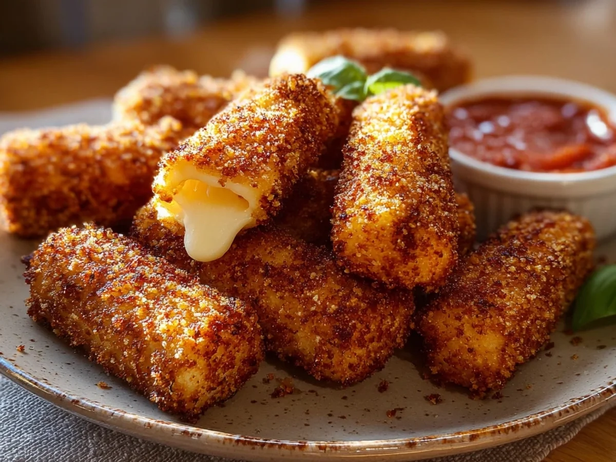Crispy Air Fryer Mozzarella Sticks: Quick & Easy - Image 2