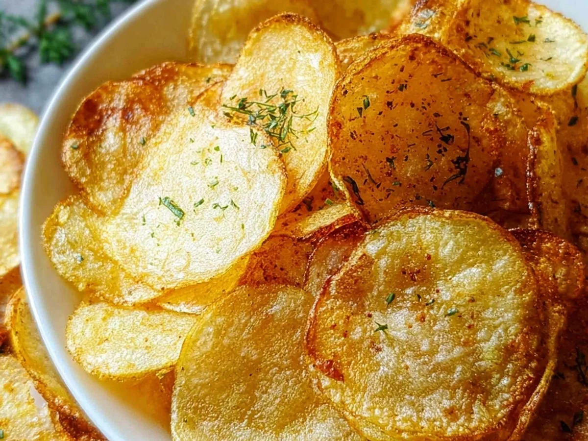 Crispy Air Fryer Potato Chips: A Simple Homemade Treat - Image 2