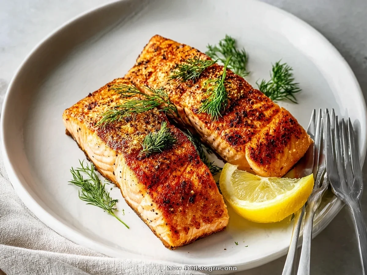 Crispy Air Fryer Salmon Recipe: Quick Weeknight Dinner - Image 2
