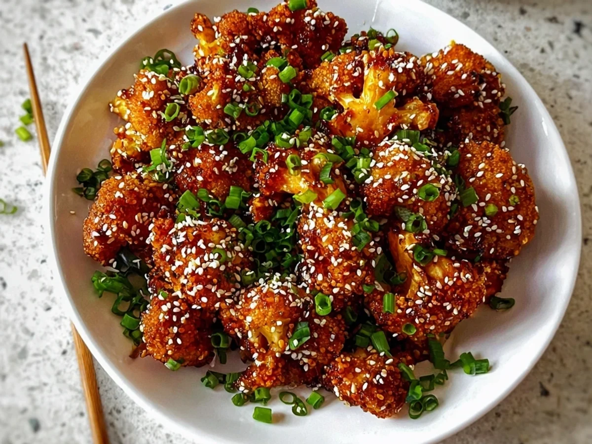 Crispy Air Fryer Sesame Cauliflower Wings: A Vegan Delight - Image 2