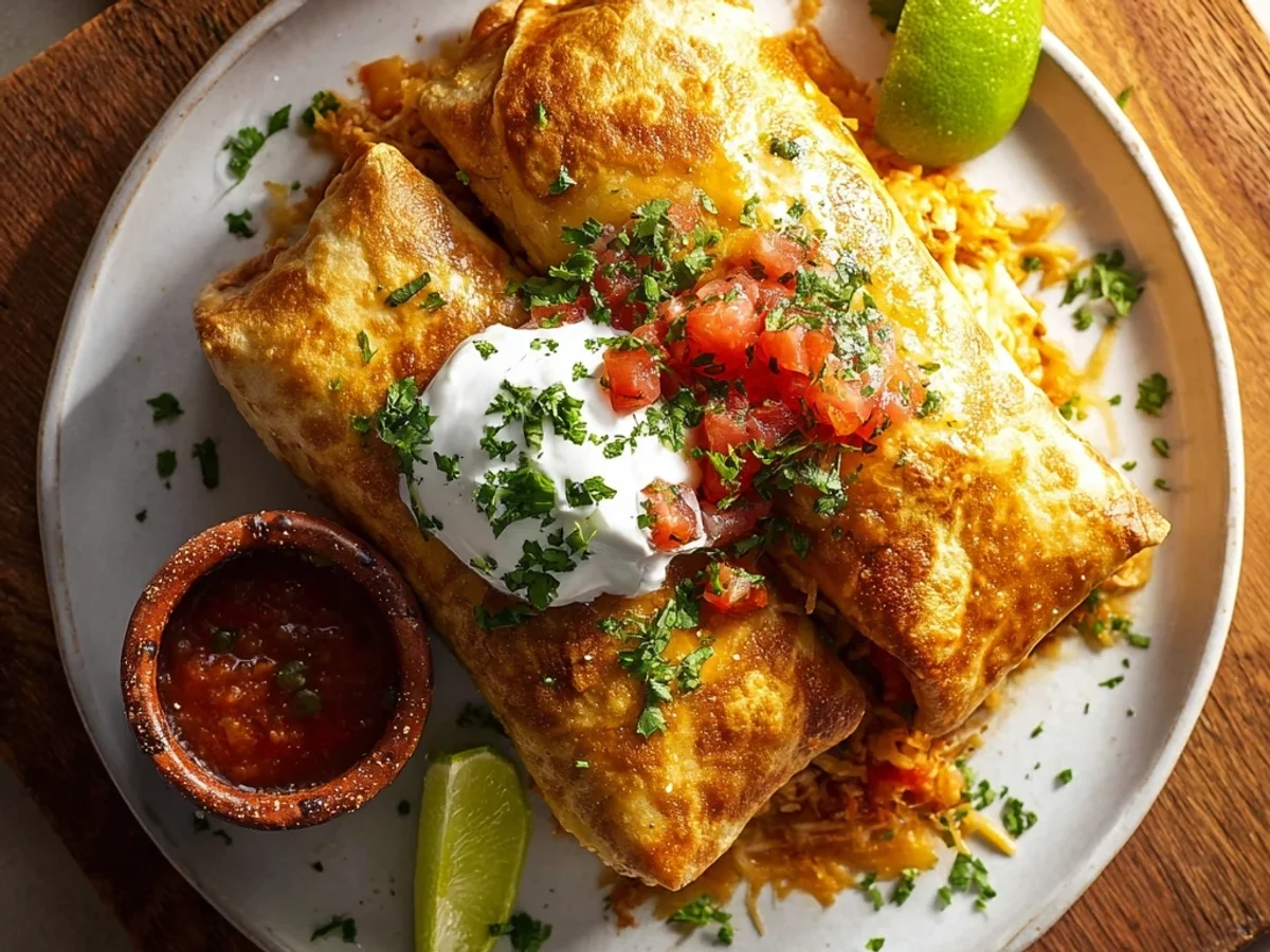 Crispy Chicken Chimichangas: My Family's Favorite Fry - Image 1