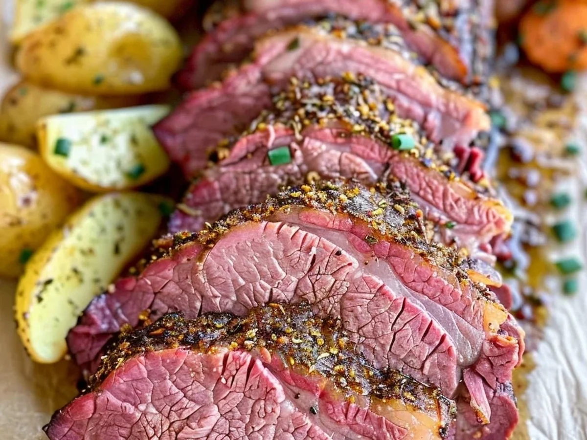 Crispy Corned Beef: Oven or Slow Cooker Recipe - Image 1