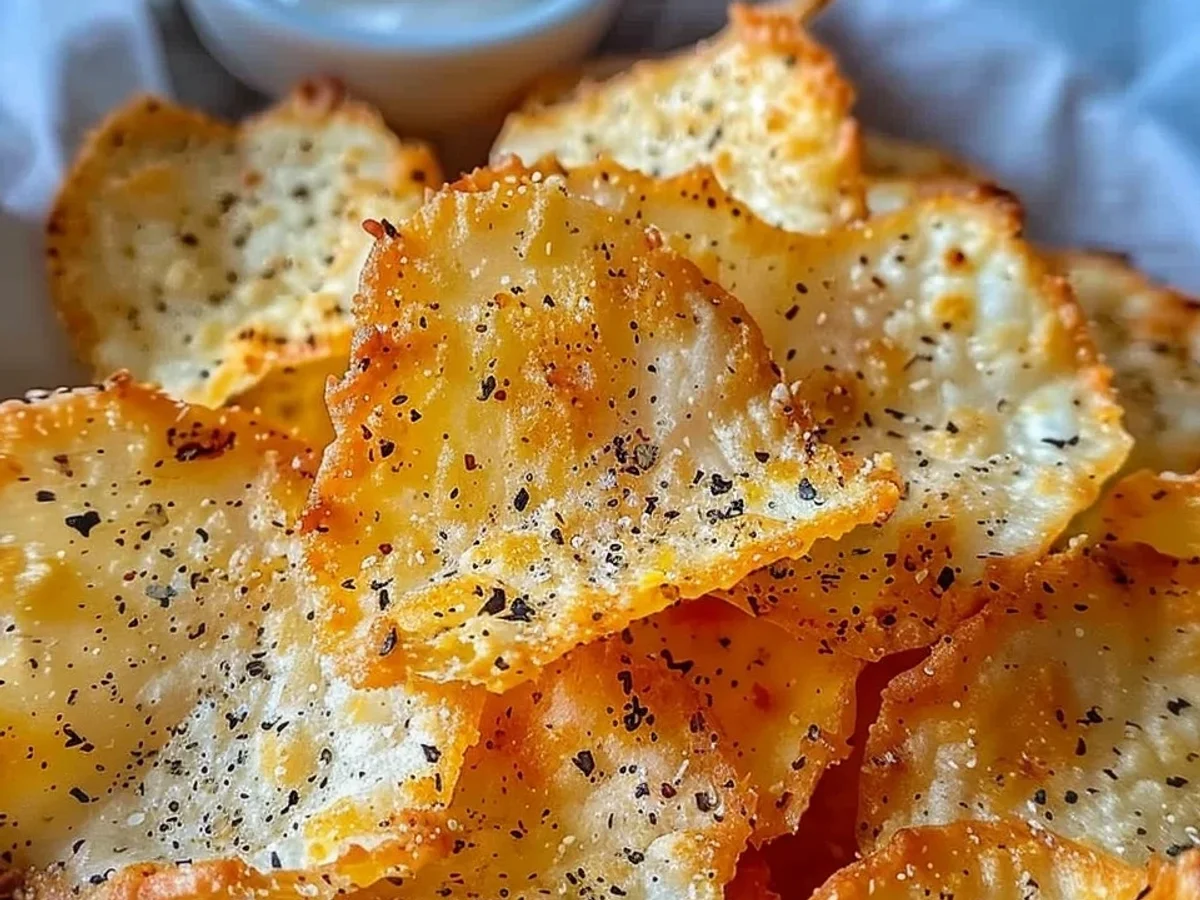 Crispy Cottage Cheese Chips: High-Protein Snack - Image 1