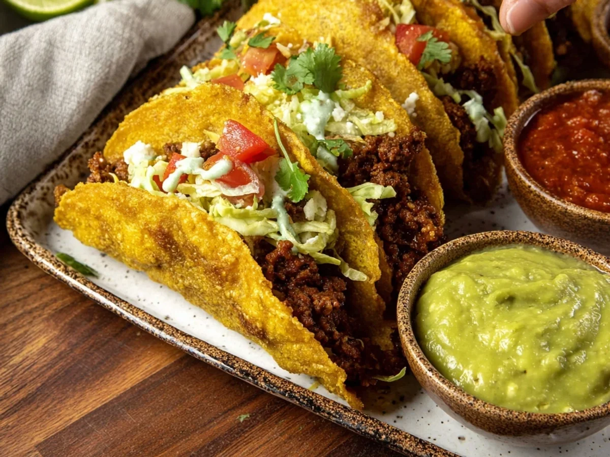 Crispy Ground Beef Tacos Recipe: Family Favorite Crunch - Image 2