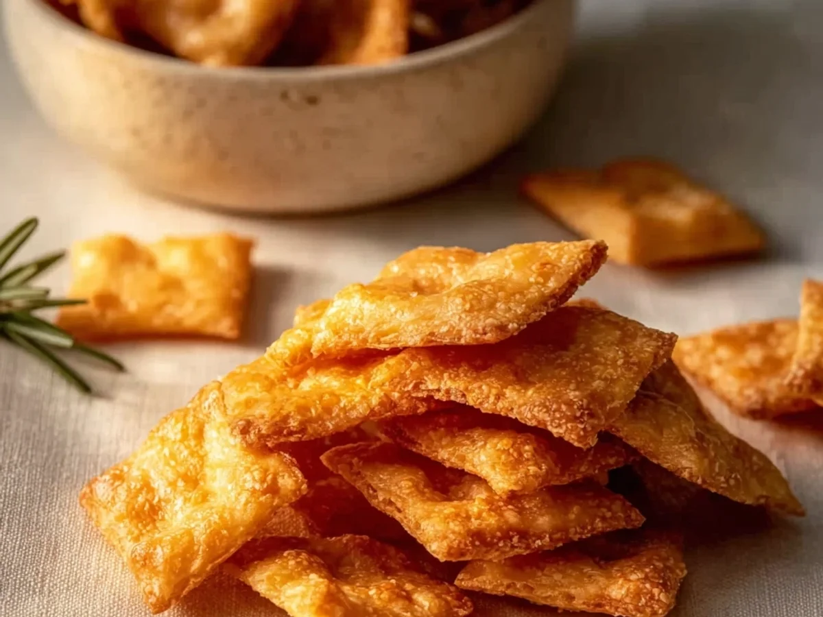 Crispy Homemade Cheese Crackers: A Snack Time Favorite - Image 2