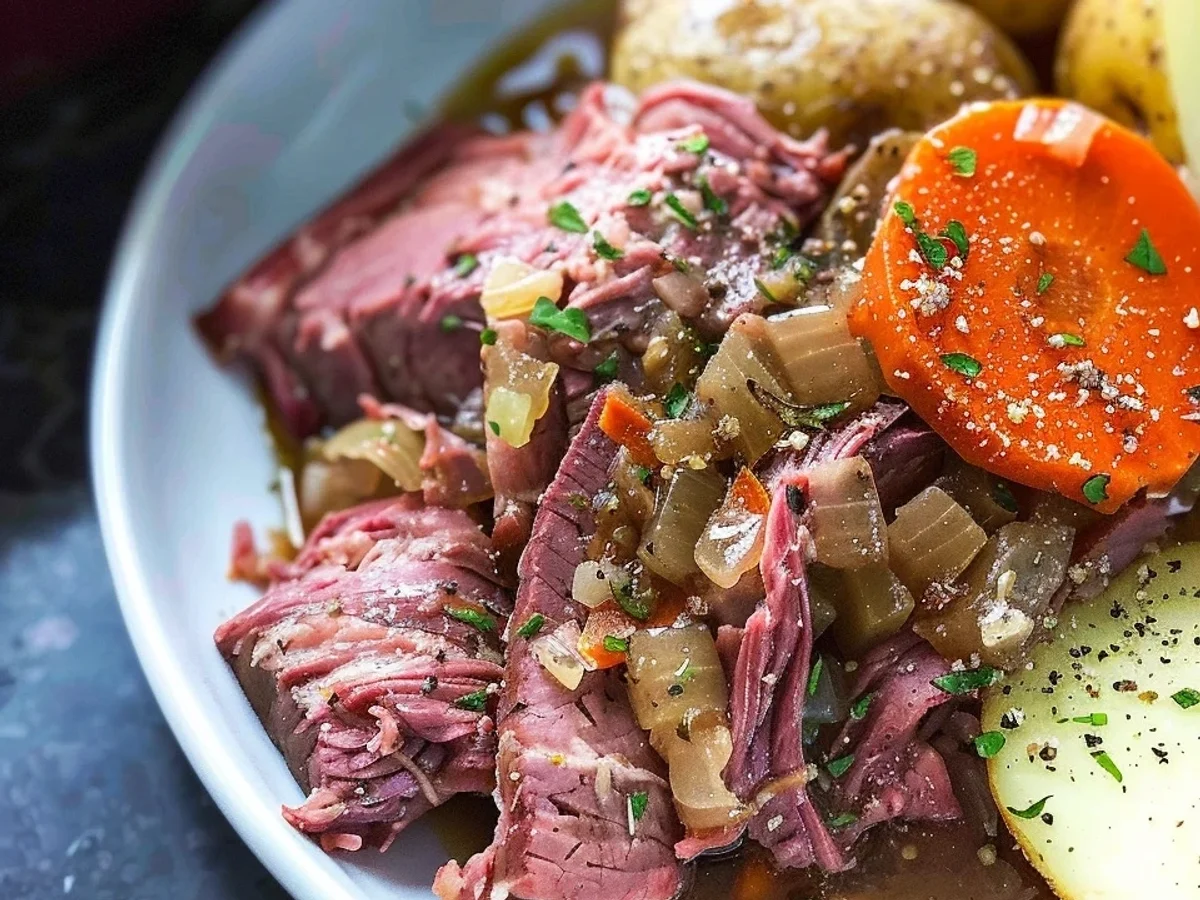 Crockpot Corned Beef and Cabbage: Simple & Tender - Image 1