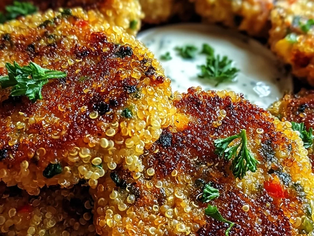 Crunchy Quinoa Veggie Patties: Easy & Flavorful - Image 2