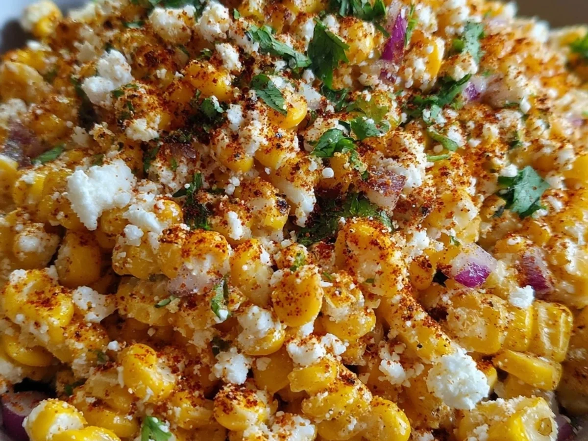 Delicious Mexican Street Corn Salad: Tangy & Creamy - Image 2