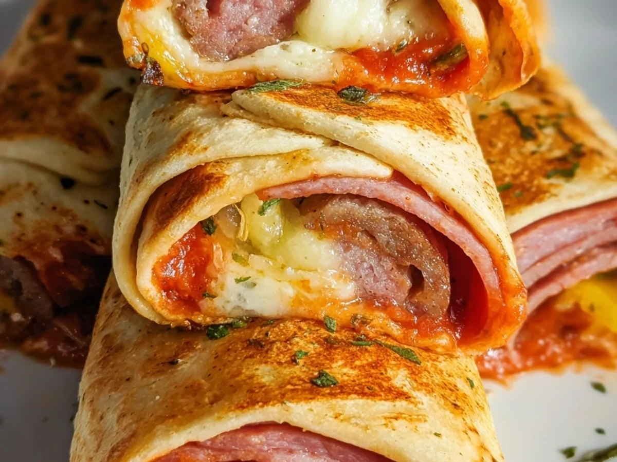 Easy Air Fryer Hot Italian Wraps: Quick Lunch Idea - Image 2