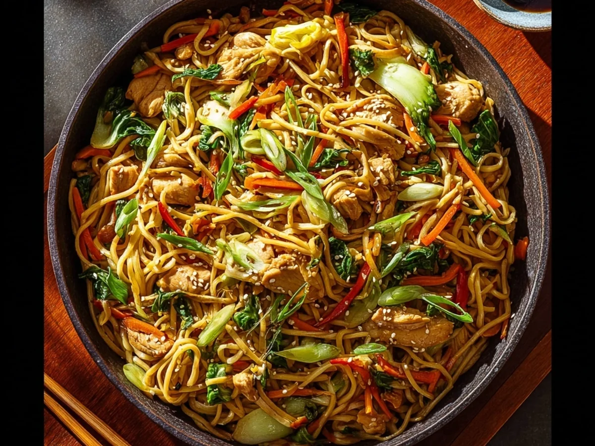 Easy Chicken Chow Mein Stir-Fry: Quick Weeknight Meal - Image 1