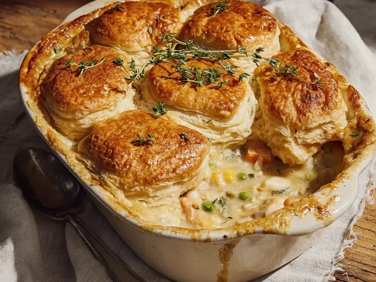 Easy Chicken Pot Pie Casserole Recipe - Image 1