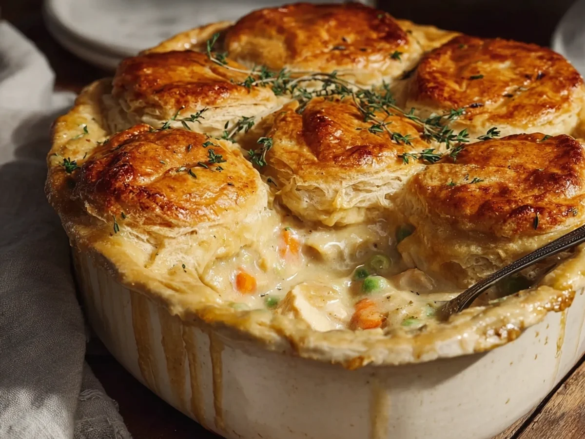 Easy Chicken Pot Pie Casserole Recipe - Image 2