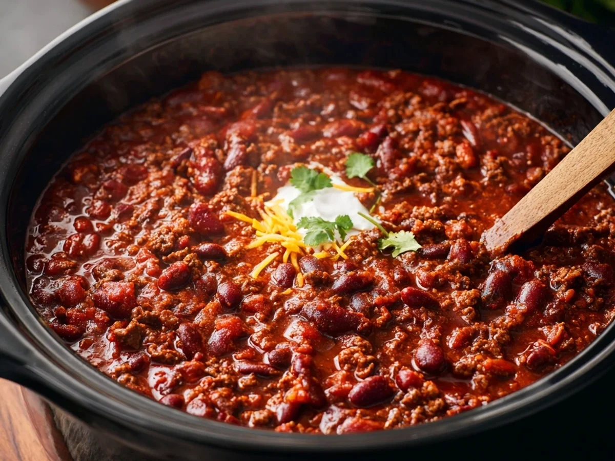 Easy Crockpot Chili Recipe That Cooks Itself - Image 2